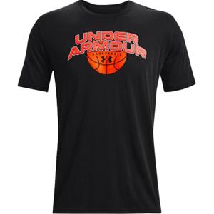 UA Bball Branded Wrdmrk T/S Black