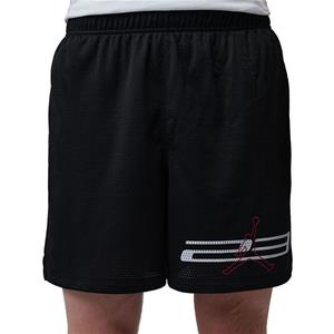 JORDAN Mesh Graphic Shorts - Black