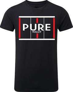 SPORTSMATE Pure Volley Tee Black