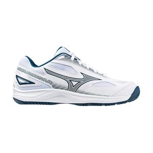 MIZUNO Stealth 2 Jr. White/Moroccan Blue