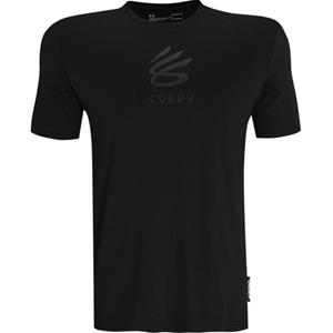 UA Curry Logo SS Tee Black