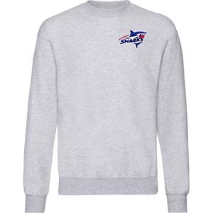 Skanderborg Sharks Sweat Grå Small Logo