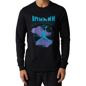 JORDAN Sport Graphic L/S Black