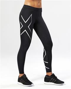 2XU Core Compression Womens Tights Black/Silver