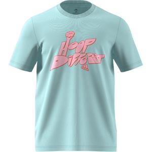 ADIDAS Hoop Different T/S Turquoise