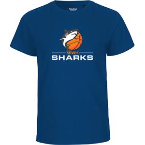 Østerbro Silversharks Kids T/S Cotton Royal