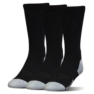 UA Tech Crew Black 3 Pack