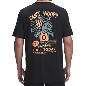 UA Cant Hoop SS T-Shirt Black