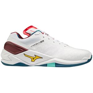 MIZUNO Stealth Neo White/burgundy