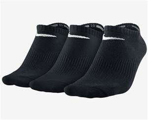 NIKE 3 Pack No Show Black