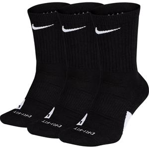 NIKE Elite 3 Pack Black/White Socks
