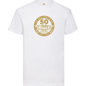 Hadsten Hawks 50års T/S Hvid