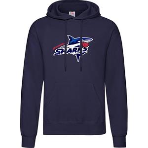 Skanderborg Sharks Hoody Navy Big Logo