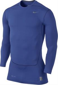 NIKE Pro Blue Long-Sleeve Shirt