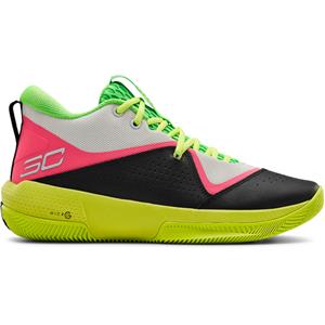 UA CURRY SC 3Zero IV White/high-vis yellow